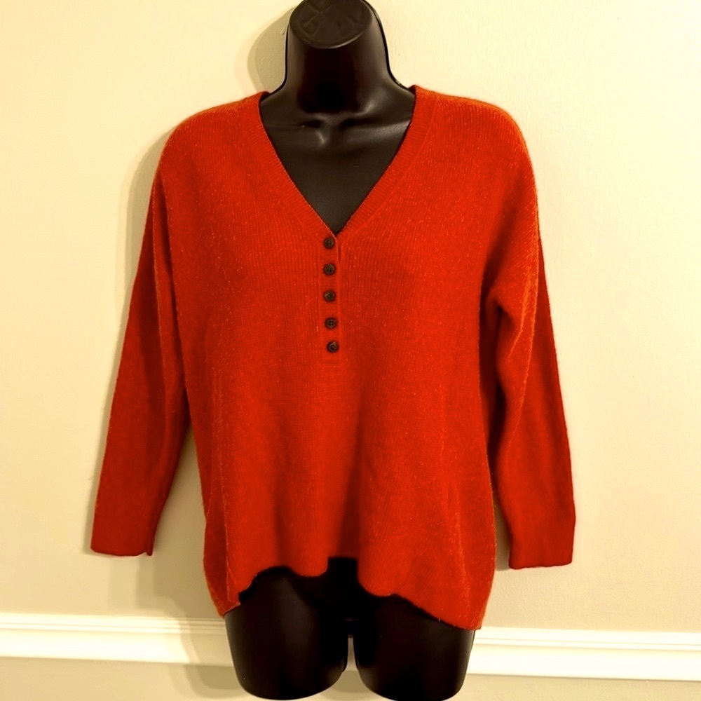 Madewell Red Wool Sweater